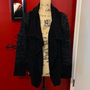J.J. Basic. Black Cardigan Sweater